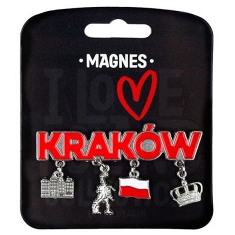Magnes Pan Dragon Kraków Napis